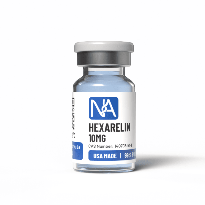 Hexarelin vial and packaging